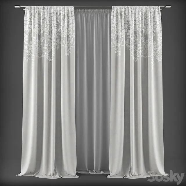 Curtains298 3D Model Curtains298 3D Model
