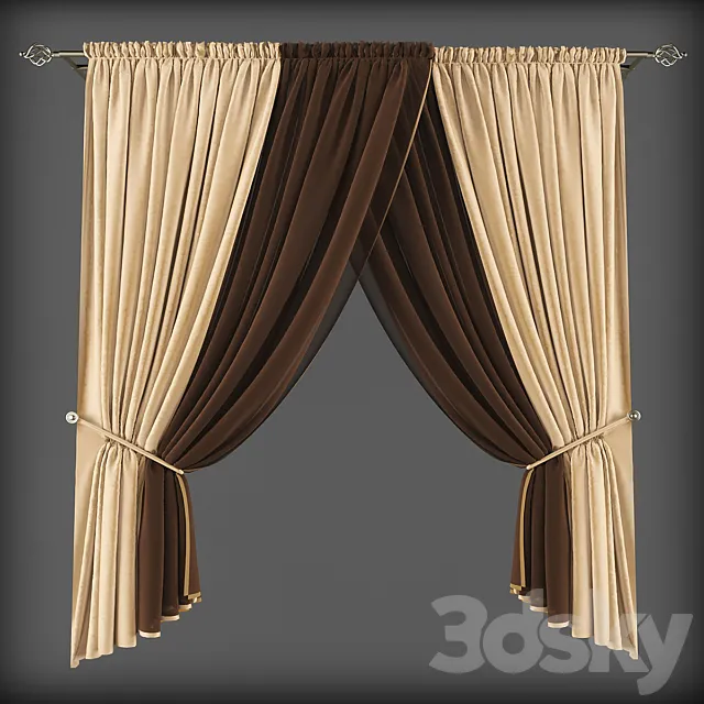 Curtains303 3D Model Curtains303 3D Model