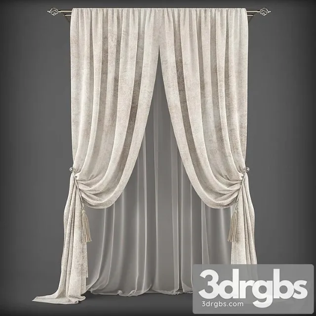 Curtains305 3D Model Download