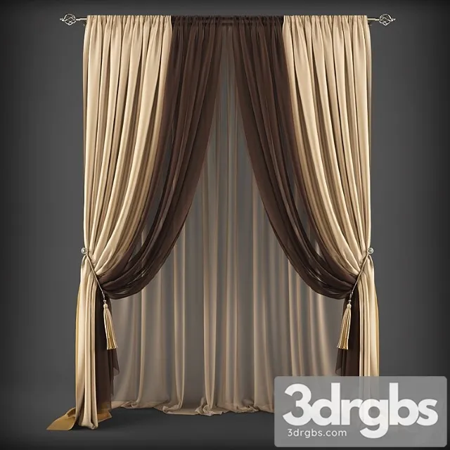 Curtains306 3D Model Download