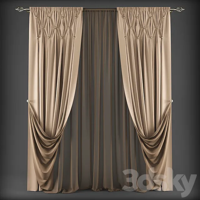 Curtains312 3D Model Curtains312 3D Model