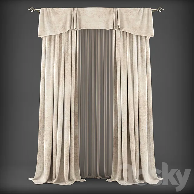 Curtains315 3D Model Curtains315 3D Model