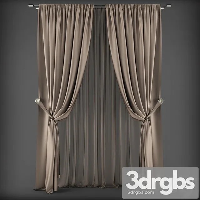 Curtains321 3D Model Download