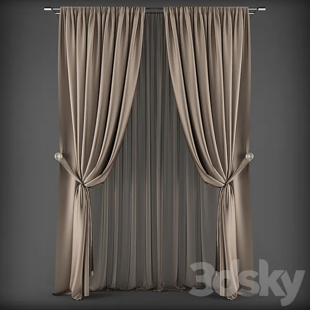 Curtains321 3D Model Curtains321 3D Model