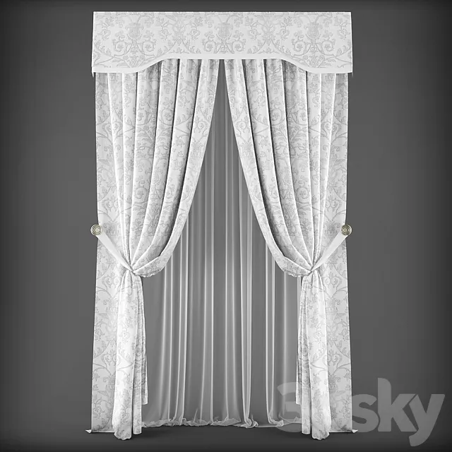 Curtains325 3D Model Curtains325 3D Model