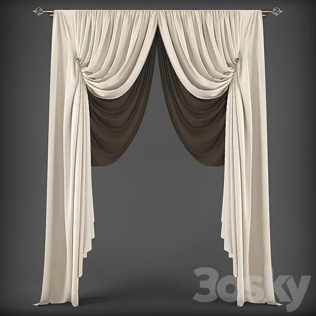 Curtains326 3D Model Curtains326 3D Model