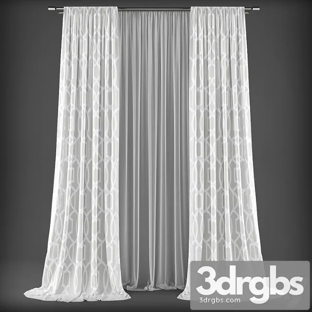 Curtains328 3D Model Download