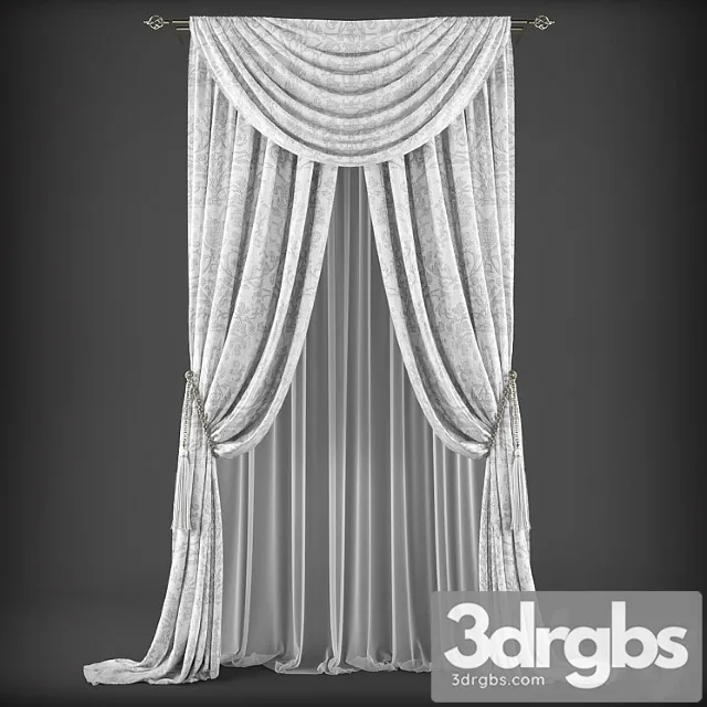 Curtains329 3D Model Download