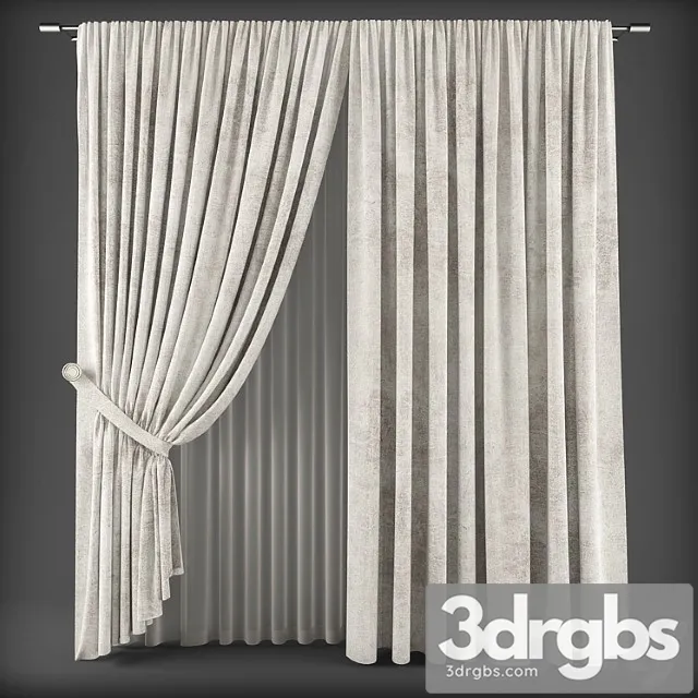 Curtains334 3D Model Download