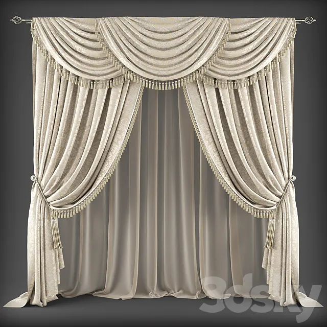 Curtains335 3DModel Curtains335 3DModel