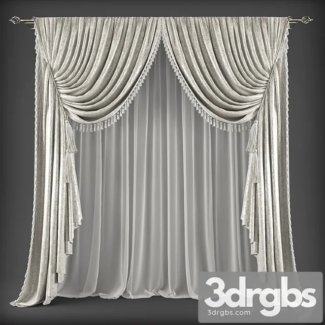 Curtains336 3D Model Download