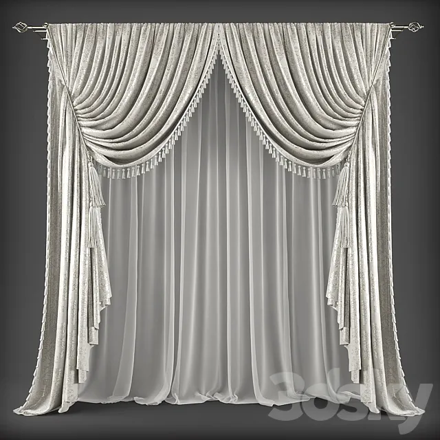 Curtains336 3D Model Curtains336 3D Model