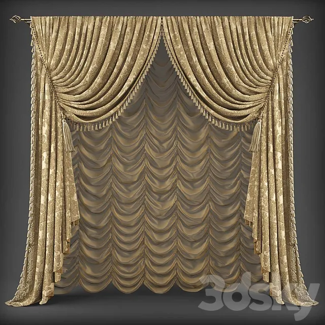 Curtains337 3D Model Curtains337 3D Model