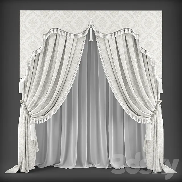 Curtains345 3DModel Curtains345 3DModel
