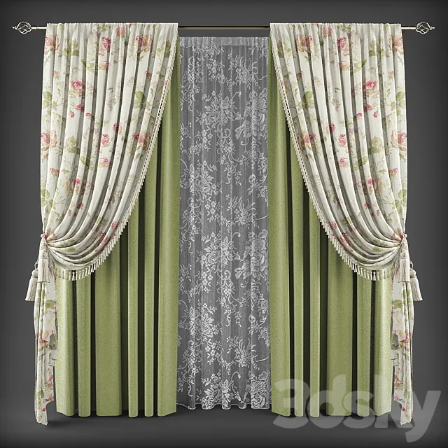 Curtains347 3D Model Curtains347 3D Model