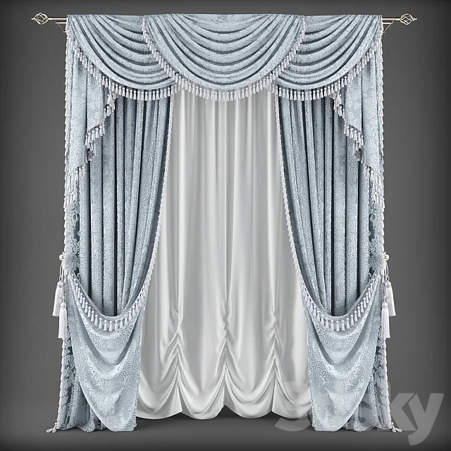 Curtains350 3D Model Curtains350 3D Model
