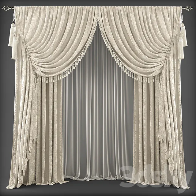 Curtains363 3D Model Curtains363 3D Model
