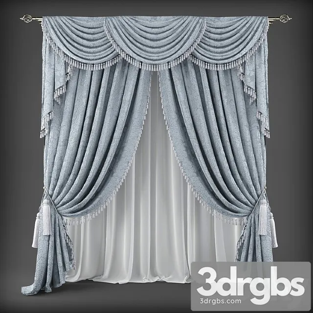 Curtains370 3D Model Download