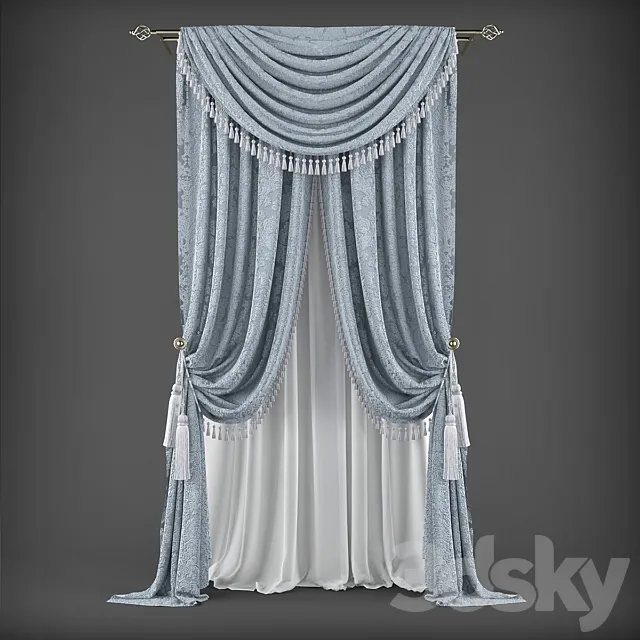 Curtains375 3D Model Curtains375 3D Model