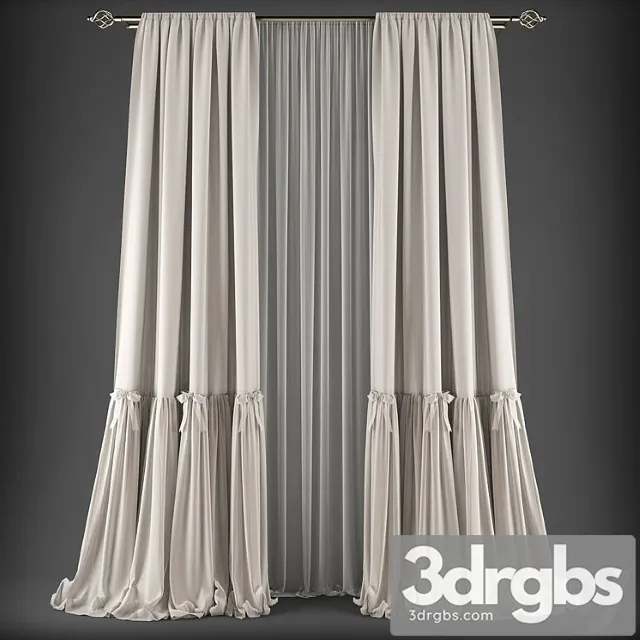 Curtains419 3D Model Download