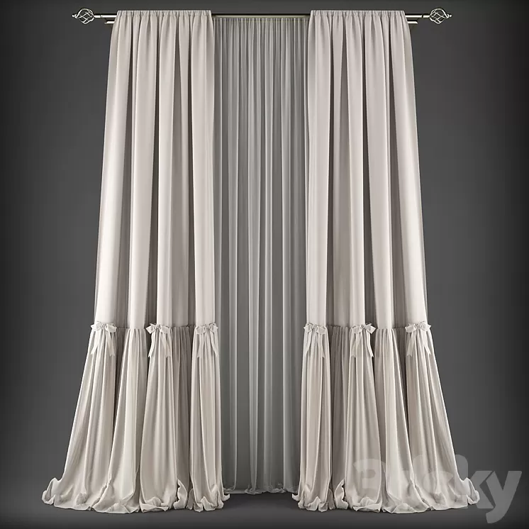 Curtains419 3D Model Curtains419 3D Model