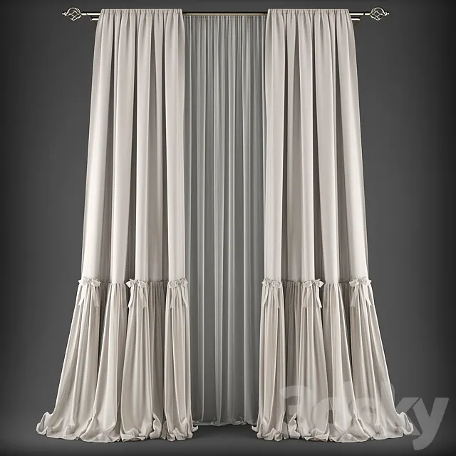 Curtains419 3DModel Curtains419 3DModel