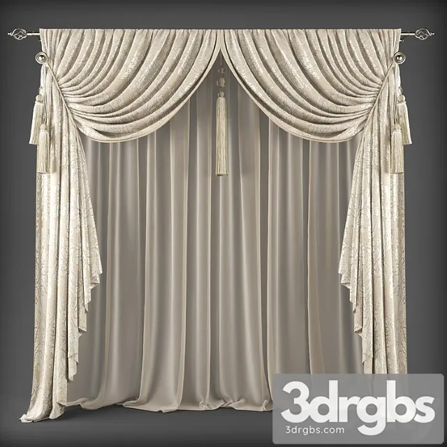 Curtains422 3D Model Download
