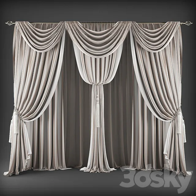 Curtains431 3D Model Curtains431 3D Model