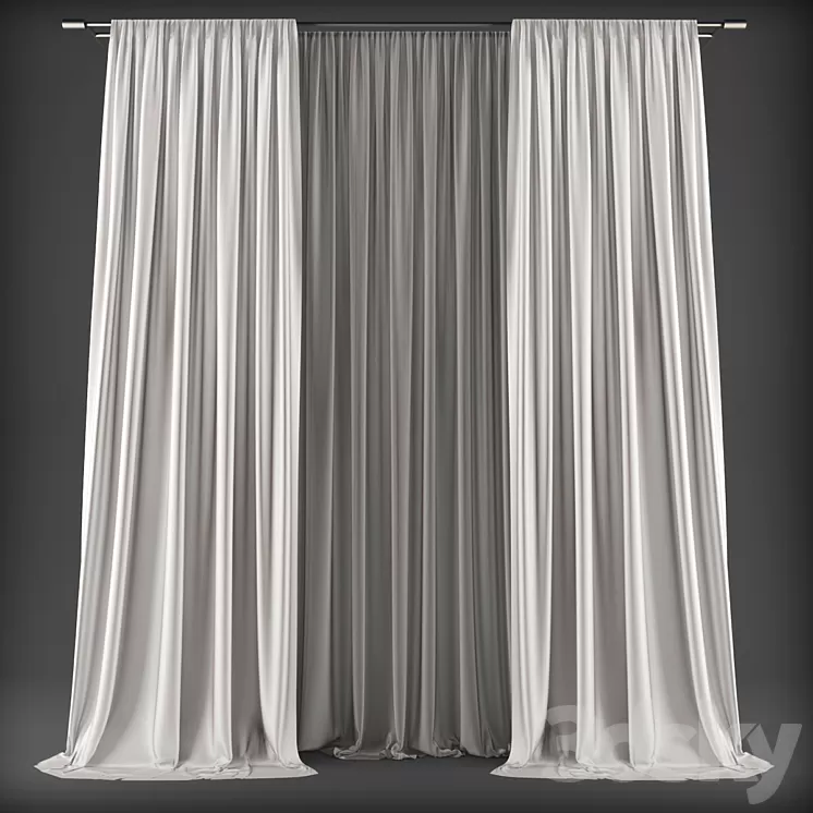 Curtains452 3D Model Curtains452 3D Model