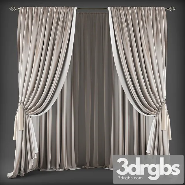 Curtains453 3D Model Download