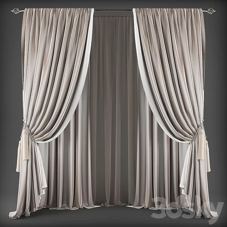 Curtains453 3D Model Curtains453 3D Model