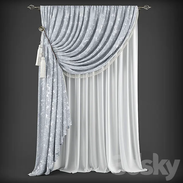 Curtains469 3D Model Curtains469 3D Model