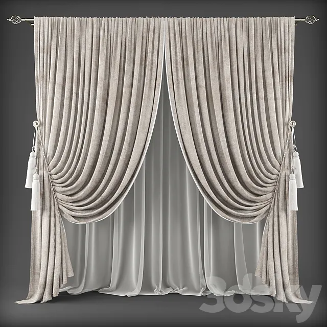 Curtains474 3DModel Curtains474 3DModel