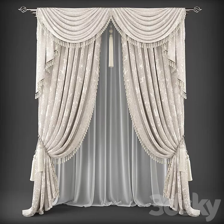 Curtains483 3D Model Curtains483 3D Model