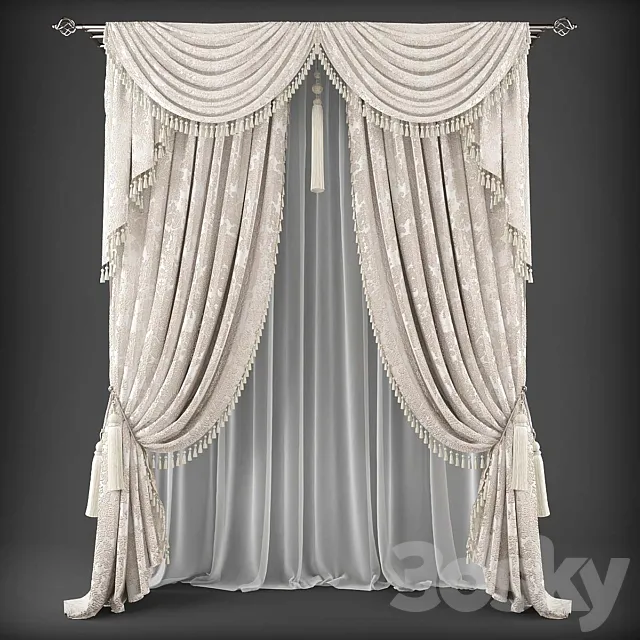Curtains483 3DModel Curtains483 3DModel