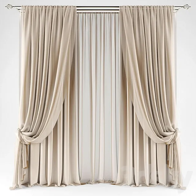 Curtains496 3D Model Curtains496 3D Model