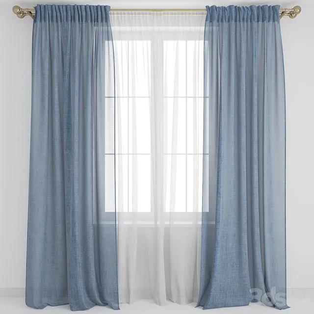 Curtains5 3D Model Curtains5 3D Model
