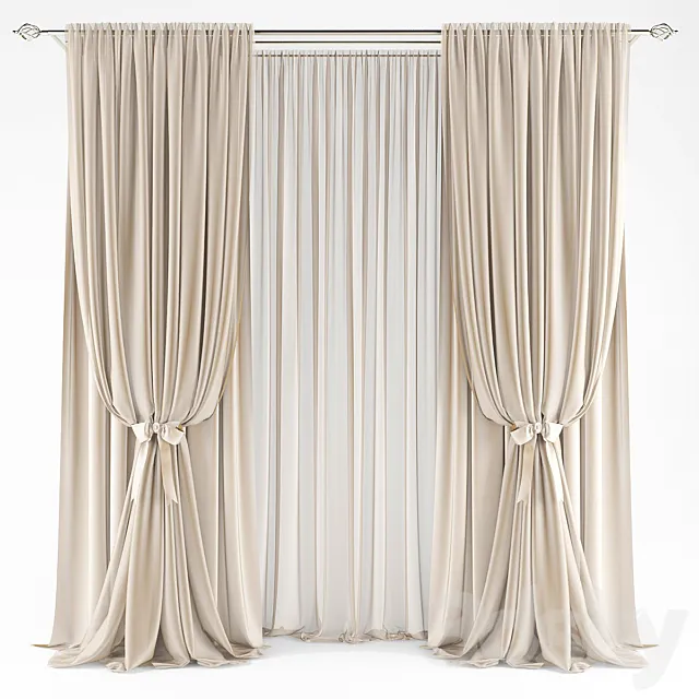 Curtains507 3D Model Curtains507 3D Model