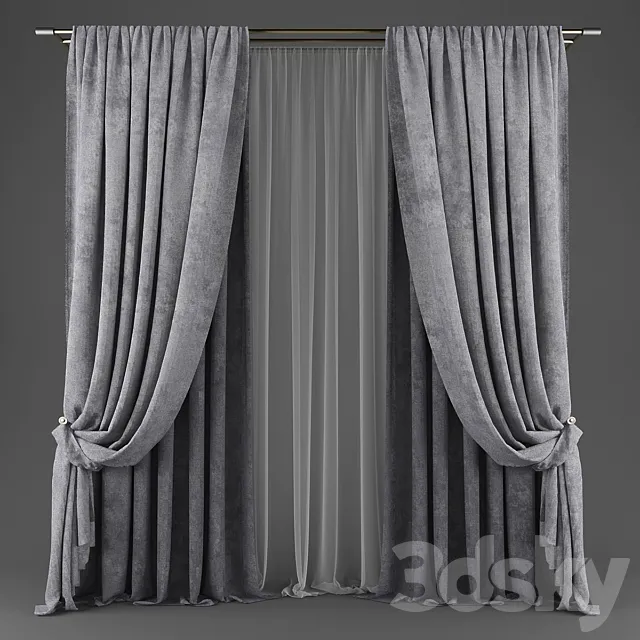 Curtains508 3D Model Curtains508 3D Model