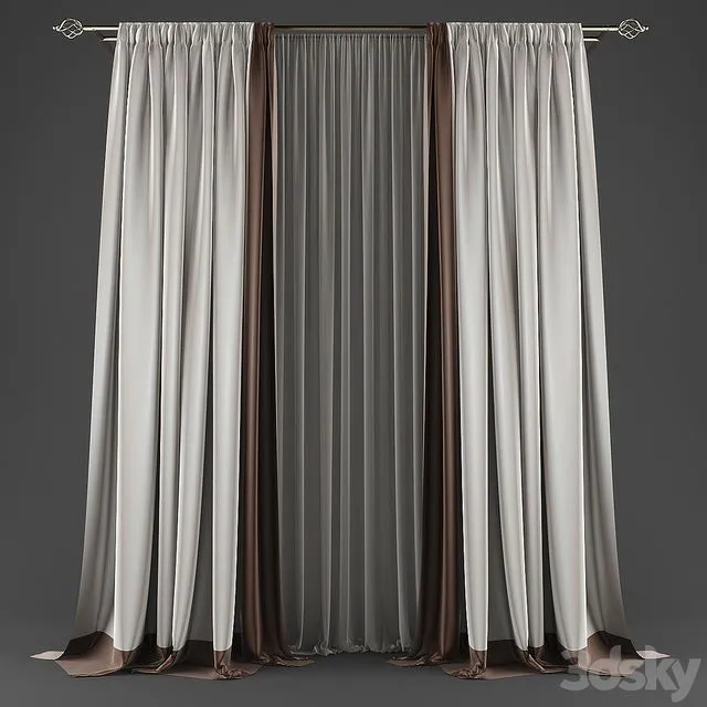 Curtains511 3D Model Curtains511 3D Model