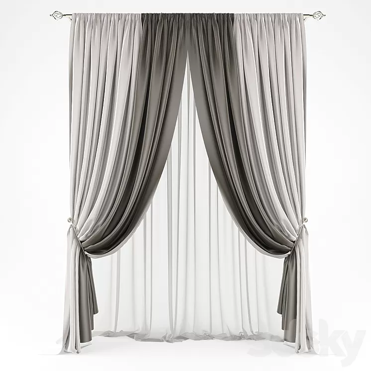 Curtains532 3D Model Curtains532 3D Model