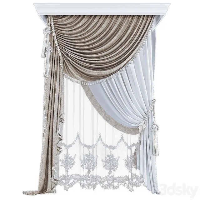 Curtains545 3D Model Curtains545 3D Model
