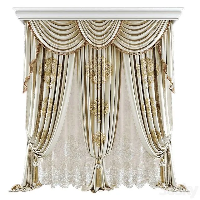 Curtains550 3D Model
