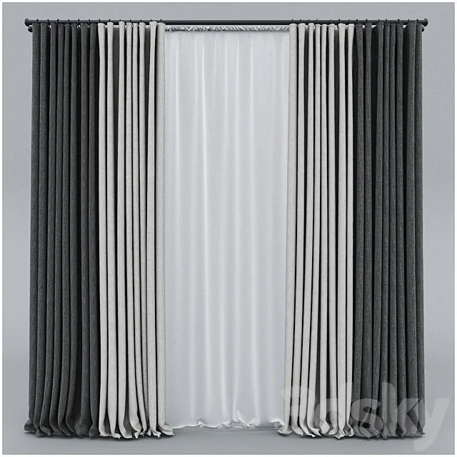 curtains_01 3DModel