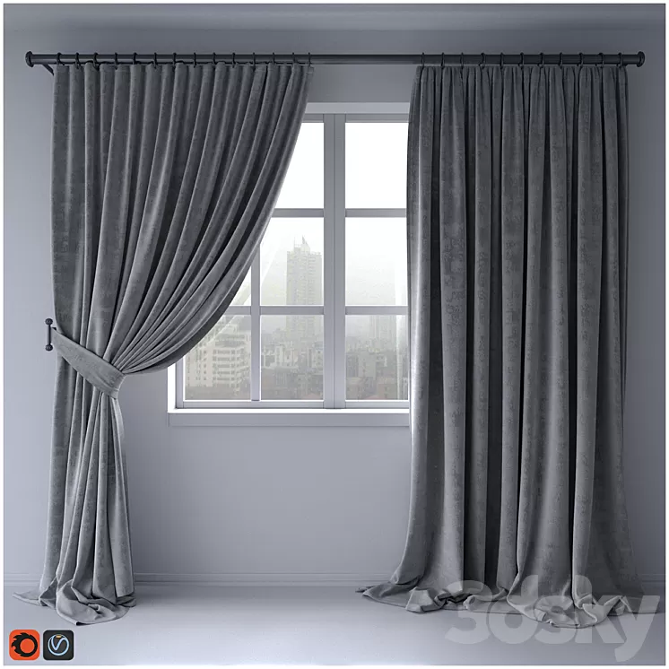 curtains_03 3D Model