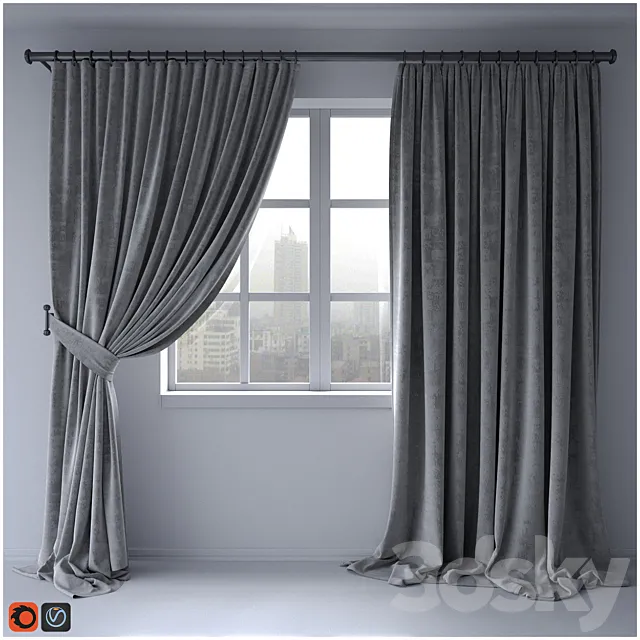 curtains_03 3DModel curtains_03 3DModel