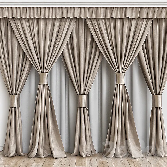 Curtains_10 3D Model