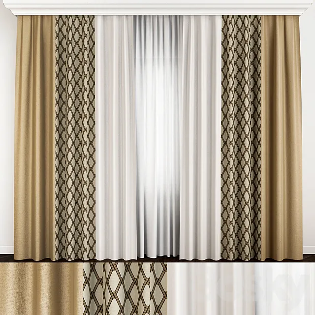 Curtains_104 3DModel Curtains_104 3DModel