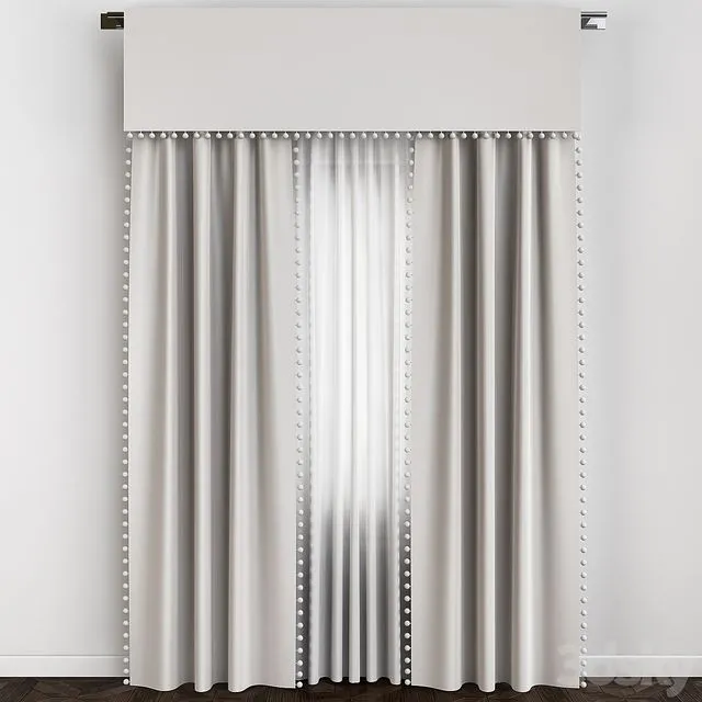 Curtains_106 3D Model Curtains_106 3D Model