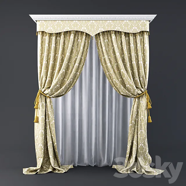 curtains_14 3D Model